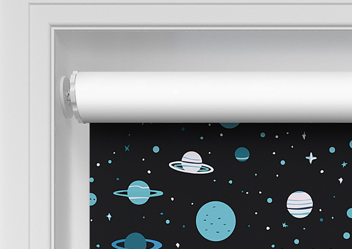 Space Explorer, Interstellar Teal - Twist&Fit Roller Blind - Image 9